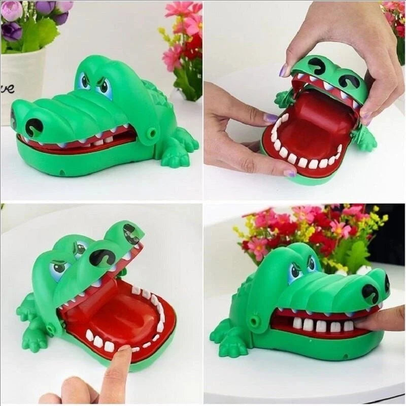 Crocodile Teeth Toys Alligator Biting Finger Dentist Games Jokes Game of Luck Pranks Kids Toys Family Games Funny Holiday Party